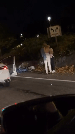 Fight on i90 rainer exit in Seattle 1am in the morning