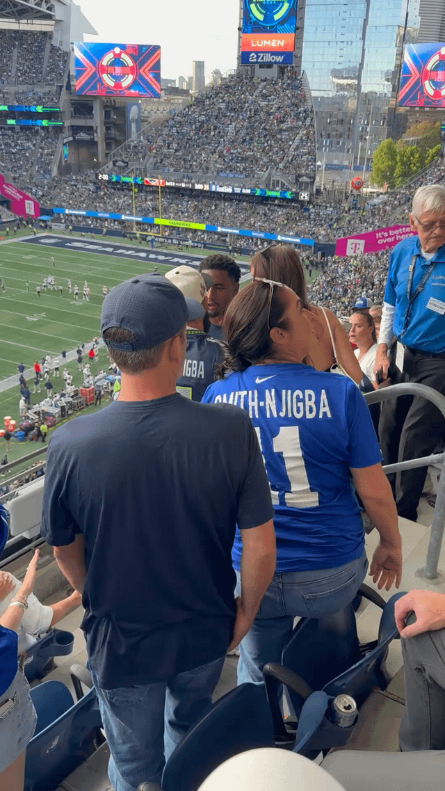 My video from section 314 fight at Seahawks game (Earlier start than other posts)