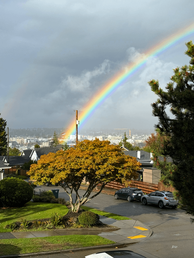 Rainbow over Ballard, Sep 25