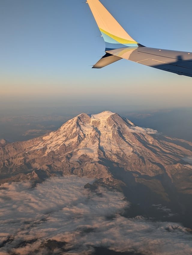Is Mt. Rainier more naked than normal?