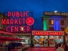 Pike Place Market at Night