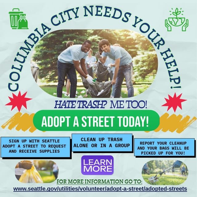 Columbia City has a litter problem! Let’s Fight it!