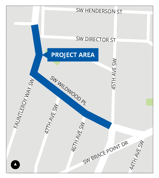 FOLLOWUP: Work planned this weekend to prepare for mayorally mandated protected bike lane on SW Wildwood Place