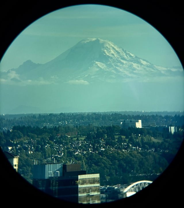 The Mountain Was Out :)
