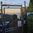Barbed wire to keep who out? Neighborhood beach access and park.