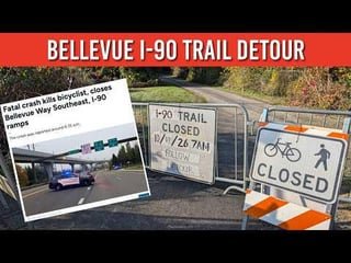 How to Safely Navigate the I-90 Trail Bicycle Detour