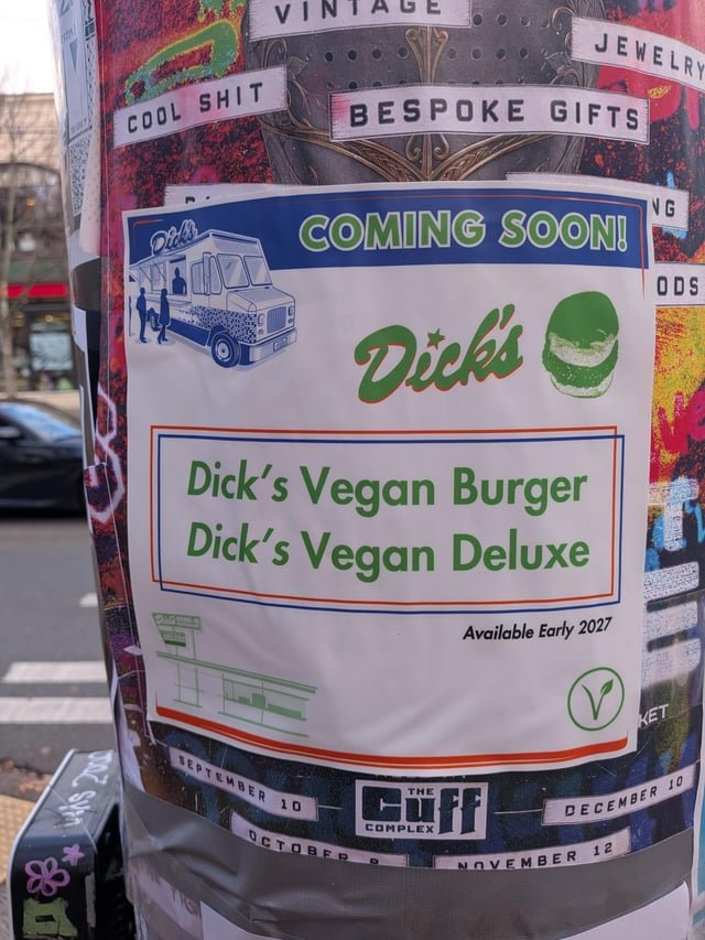 Dick’s Vegan Burgers