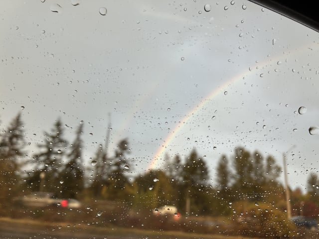 Anyone get a picture of the QUAD RAINBOW??