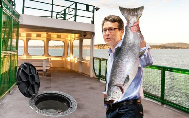 ‘We Value Washington State Ferries Engineers,’ Says Gov. Ferguson Throwing Below-Deck Staff Extra Fish