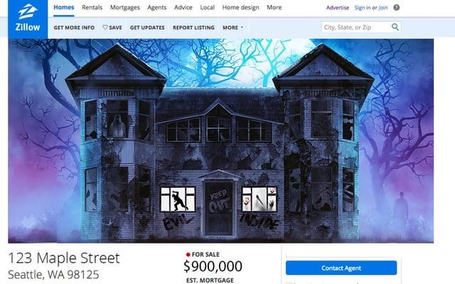 Blood-soaked Mansion with Loose Murderer Inside Still Going for $900k on Zillow