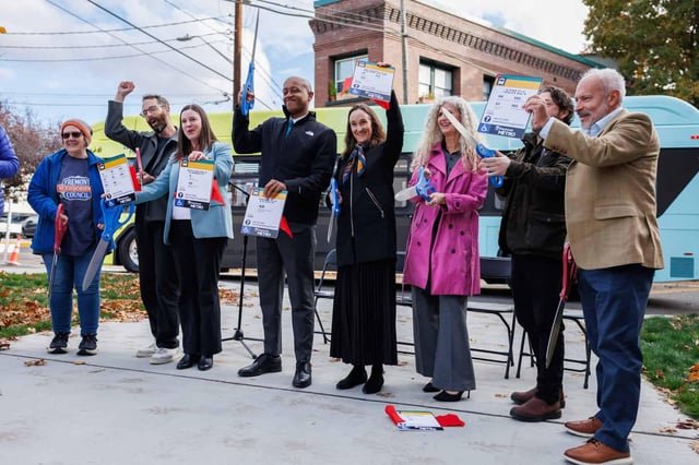 City leaders, business owners celebrate Route 40 project completion