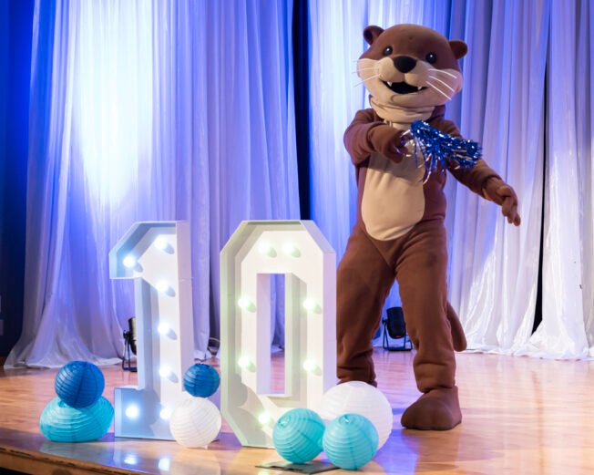 PHOTOS: Happy birthday! Olivia the Otter turns 10 with a party at South Seattle College
