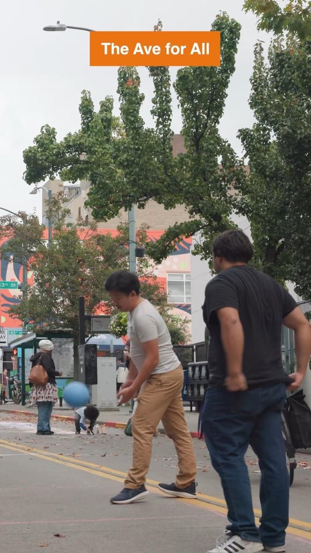 Last Saturday we closed one block of The Ave to cars. Tomorrow is the final day, 11am to 8pm