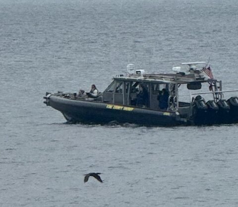 SEEN OFF WEST SEATTLE: Sheriff’s boat, not on a law-enforcement mission