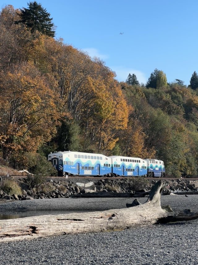 The Sounder from Carkeek Beach