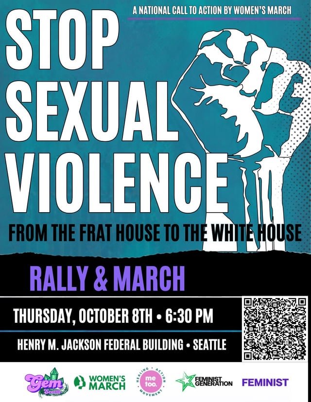 Stop Sexual Violence: March and Rally. 10.08