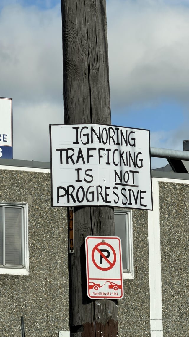 Someone is trying fix the city with a sharpie