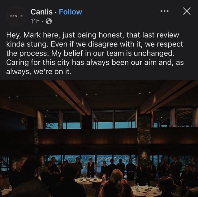 Canlis a year later