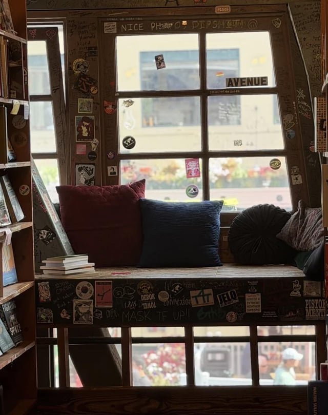 The book nook at Left Bank Books Collective