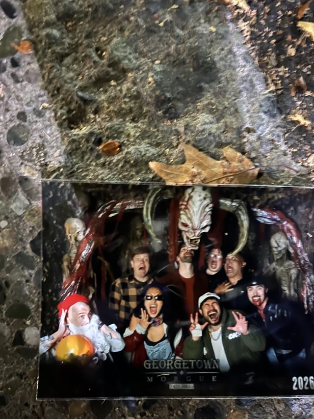 Dropped Georgetown morgue photo op