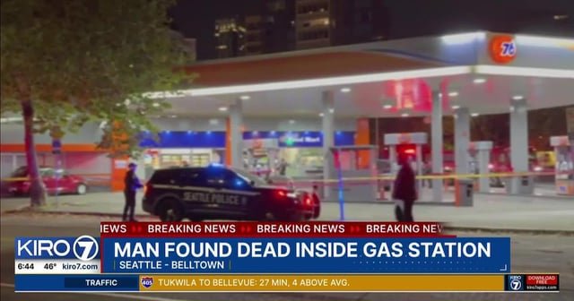 Man found dead in gas station shooting in Seattle’s Belltown neighborhood