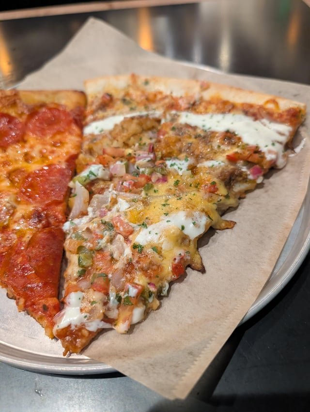 Review of the pagliacci x taco time pizza.
