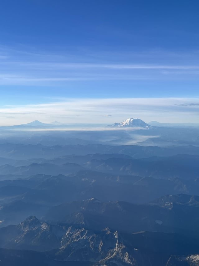 Quintessential flying out of SeaTac shot of some of the Cascades :)